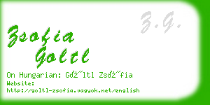 zsofia goltl business card
